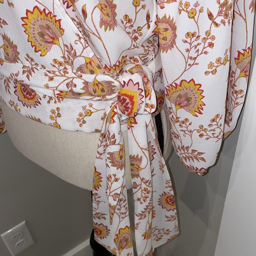 Wrap Front Blouse - Picture 5 of 11